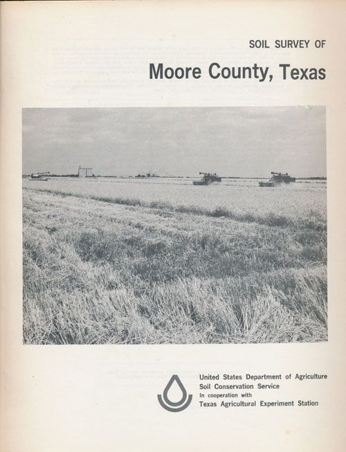 [Item #70595] Soil Survey of Morre County, Texas. Luther C. Geiger.