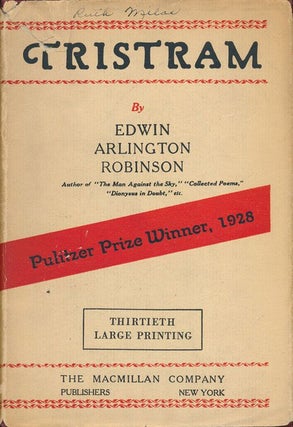 Item #71334] Tristam. Edwin Arlington Robinson