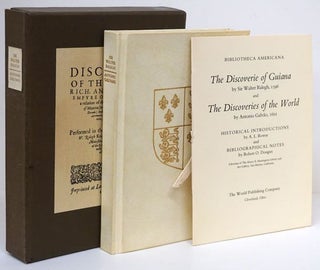 Item #72052] The Discoverie of Guiana and the Discoveries of the World. Sir Walter Ralegh,...