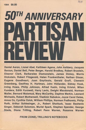 Item #72957] 50th Anniversary Partisan Review: PR4 1984 - Volume LI. William Phillips
