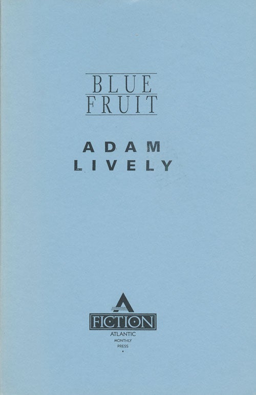 [Item #72968] Blue Fruit. Adam Lively.