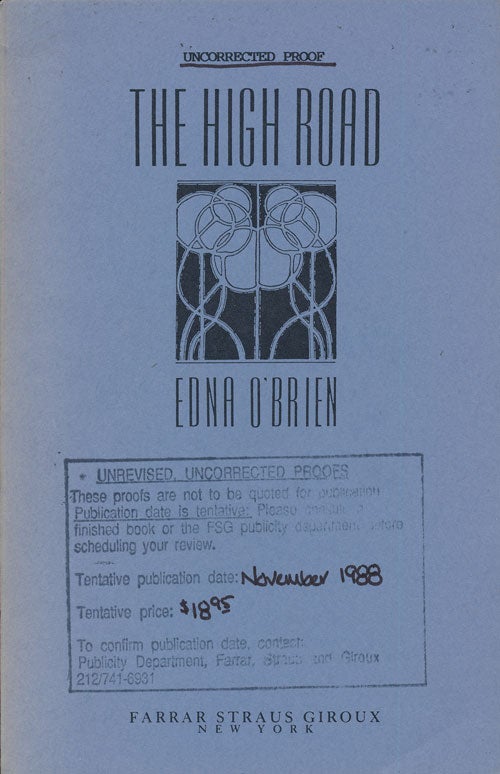 [Item #74903] The High Road. Edna O'Brien.