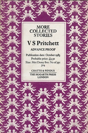 Item #75775] More Collected Stories. V. S. Pritchett