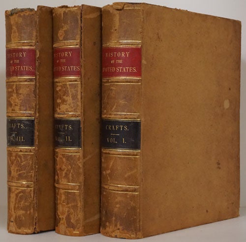 [Item #76179] History of the United States of America from the First Settlement of the Country 3-Volume Set. John Howard Hinton.