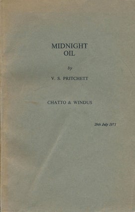 Item #76251] Midnight Oil. V. S. Pritchett