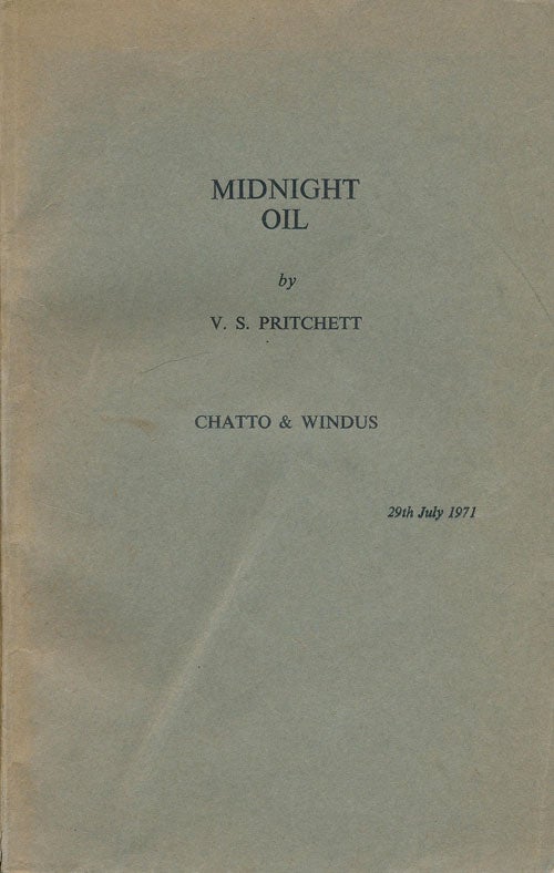 [Item #76251] Midnight Oil. V. S. Pritchett.