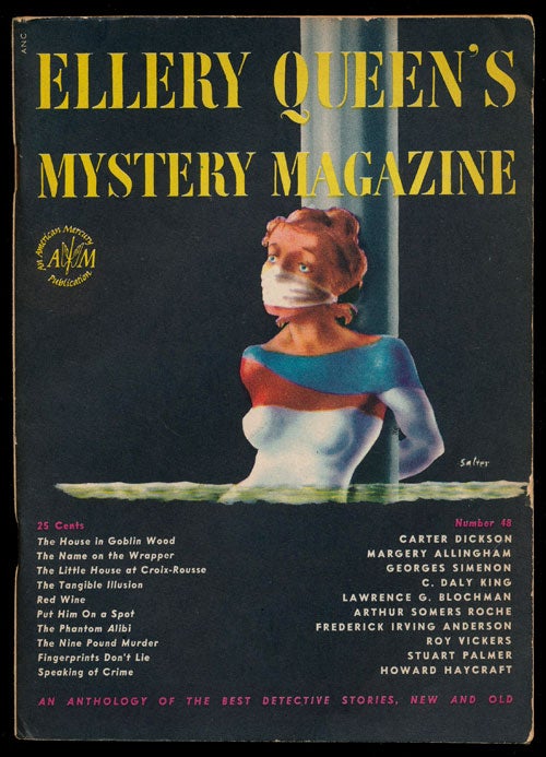 [Item #78115] Ellery Queen's Mystery Magazine Volume 10, November 1947, Number 48 An Anthology of Detective Stories, New and Old. Carter Dickson, Margery Allingham, Georges Simenon, C. Daly King, Etc.