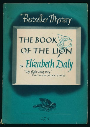 Item #78122] The Book of the Lion. Elizabeth Daly