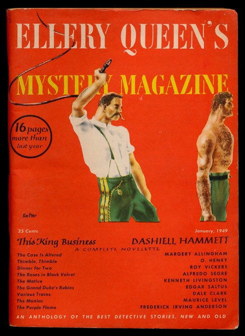 [Item #78159] Ellery Queen's Mystery Magazine Volume 13, January 1949, Number 62 An Anthology of Detective Stories, New and Old. Dashiell Hammett, Margery Allingham, O. Henry, Maurice Level, Etc.