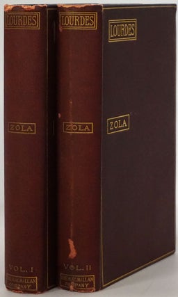 Item #78408] Lourdes: the Three Cities Volumes I and II. Emile Zola
