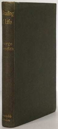 Item #78495] A Reading of Life With Other Poems. George Meredith