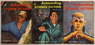 Item #79029] Astounding Science Fiction: October, November, December of 1956 (3 Complete...