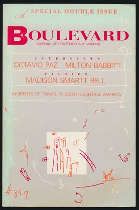 Item #79269] Boulevard, Volume 3, Numbers 2 & 3, Fall 1988 Journal of Contemporary Writing....
