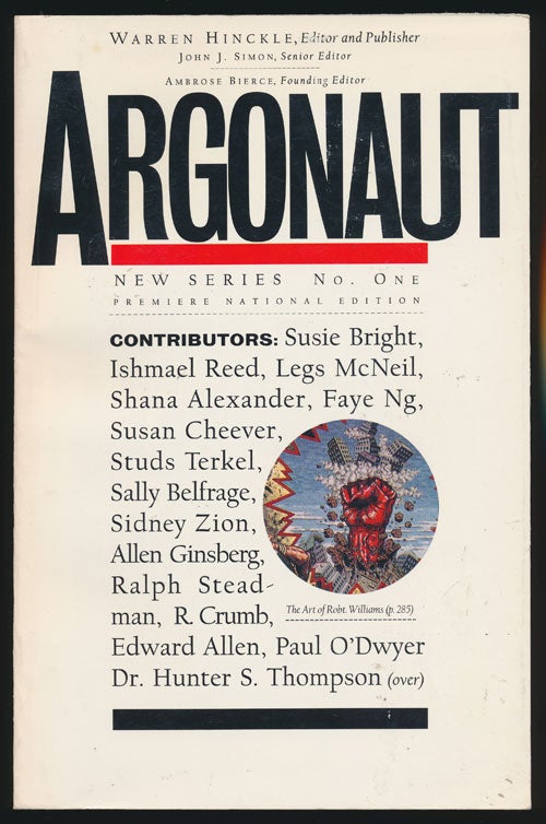 [Item #79355] Argonaut New Series No. One; Premiere National Edition. Allen Ginsberg, Studs Terkel, Ismael Reed, Juan Felipe Herrera.