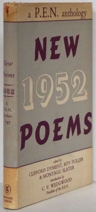 Item #79919] New Poems 1952 PE. N. Anthology. Edmund Blunden, Walter De La Mare, Edwin Muir, C....