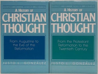 Item #82319] A History of Christian Thought (VOLUMES II and III ONLY - MISSING VOLUME I) From...