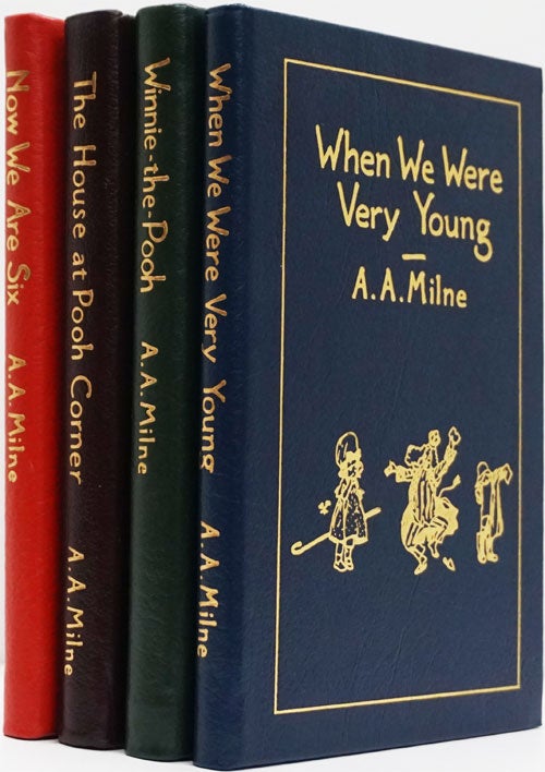 [Item #82475] Complete Winnie the Pooh (4 Volumes Complete) Winnie-The-Pooh; When We Were Very Young; Now We Are Six; The House At Pooh Corner. A. A. Milne.