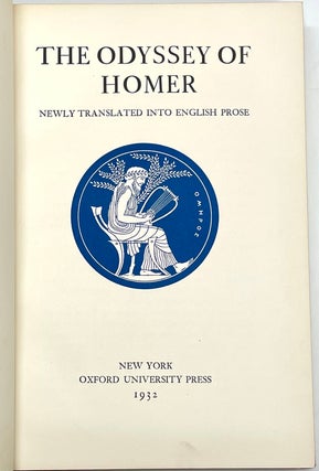 The Odyssey of Homer and Letters from T. E. Shaw to Bruce Rogers and More Letters from T. E. Shaw to Bruce Rogers